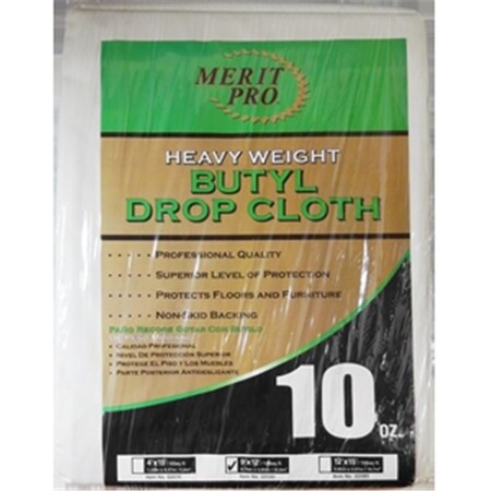 Gourmetgalley 2085 12 x 15 ft. Heavy Weight Butyl Drop Cloth - 10 oz. GO3571386